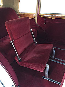 limousine - stoel uitgeklapt